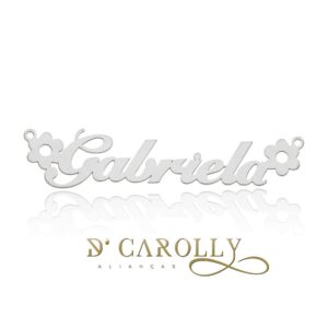 Manuscrito C/ Corrente Prata Com 2 Emblemas (Laterais) - Imagem 5