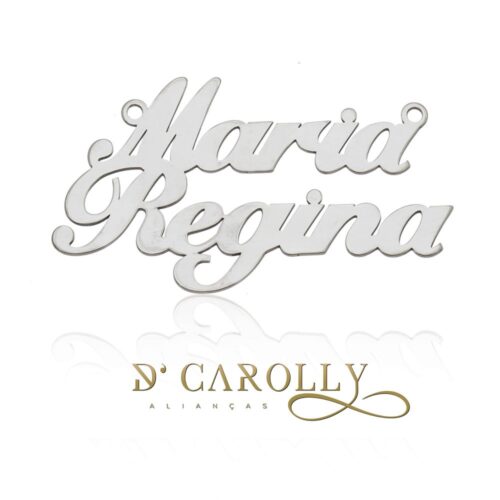 Manuscrito Prata Com 2 Nomes - 75,00