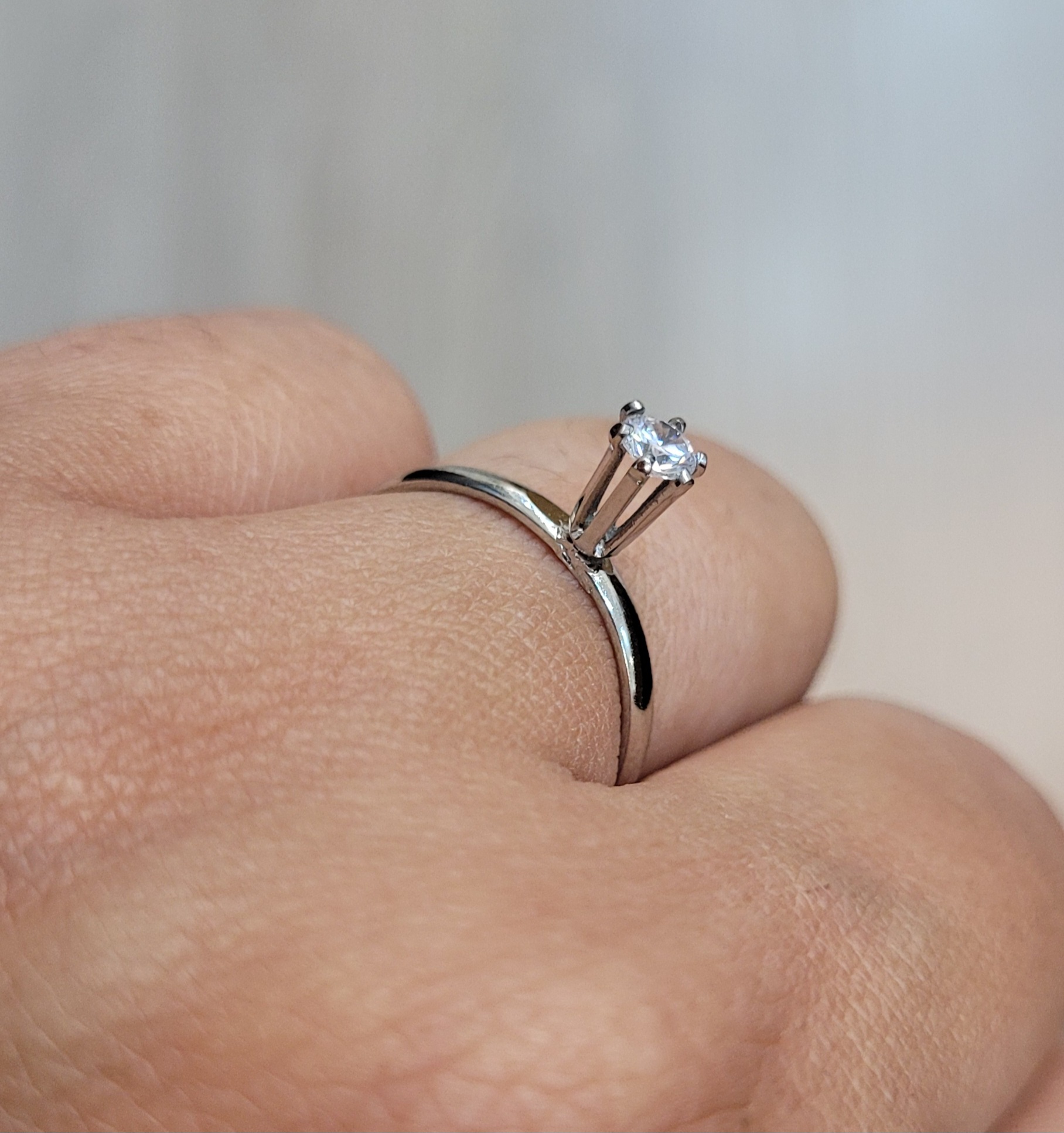 SOLIT AÇO 02 - Anel Solitário Pedra Alta - Imagem 3