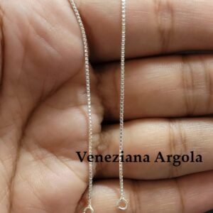 CORRENTE VENEZIANA ARGOLA - PRATA 925 - Imagem 2