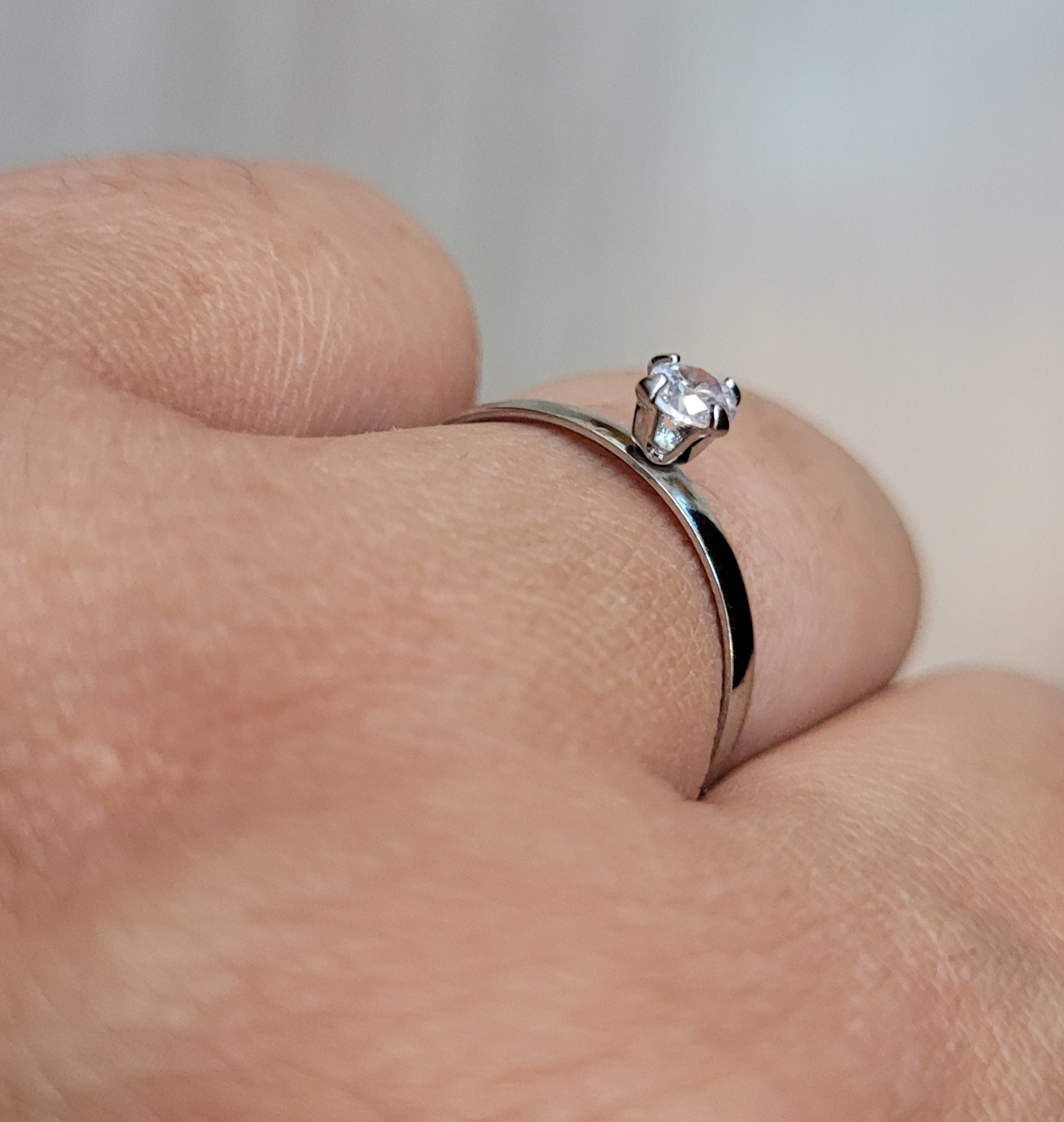 SOLIT AÇO 05 – Anel Solitário Pedra Mini - Imagem 3