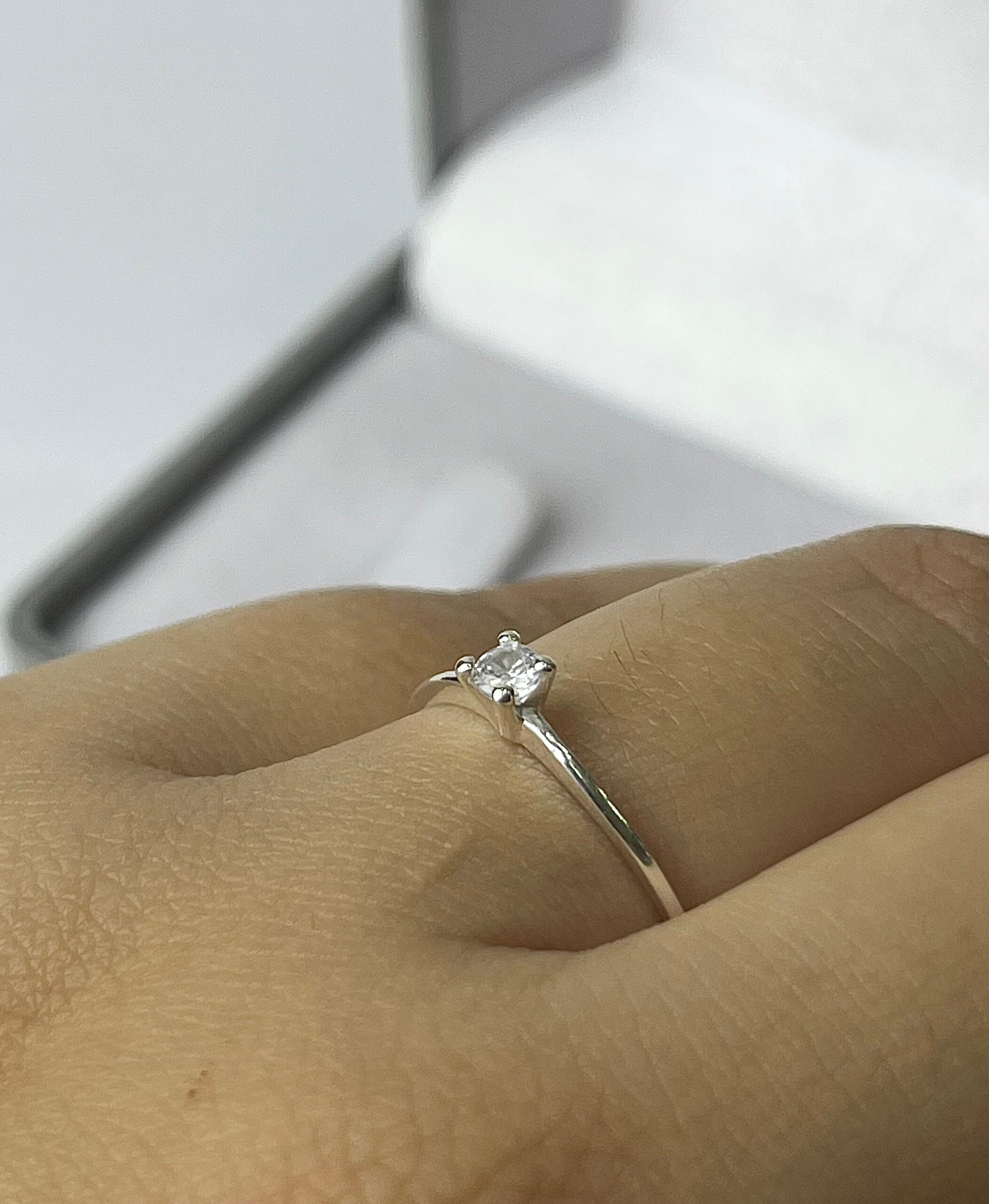 AG SOLIT 24 - Solitário em Prata - Imagem 3